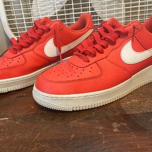 Red airforces size 11 good condition